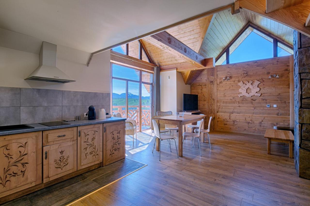Villa Tatrzanskie Echo Domki Regionalne Z Dwoma Lazienkami, Placem Zabaw I Przepieknym Widokiem Na Tatry Zakopane Exterior foto